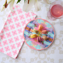 Load image into Gallery viewer, Laura Park Brushstrokes Pink Tea Towel