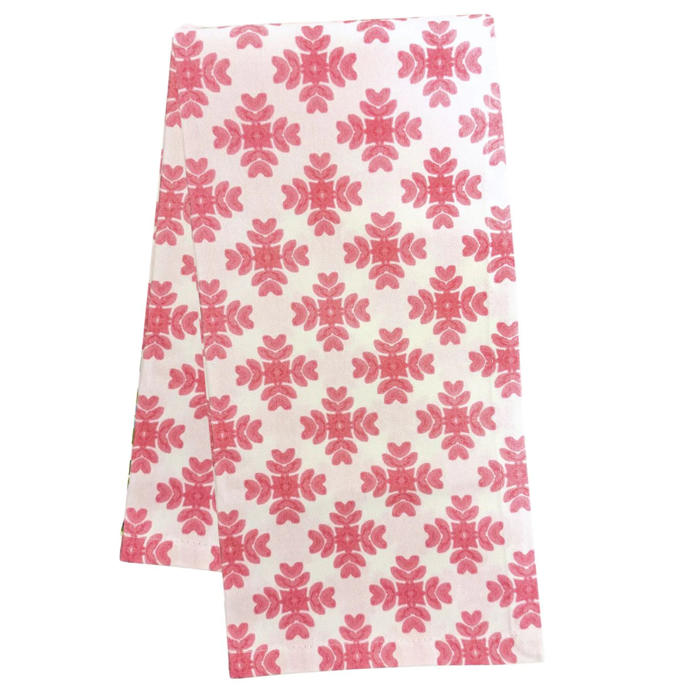 Laura Park Brushstrokes Pink Tea Towel