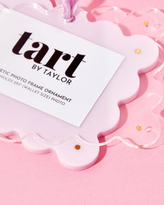 Tart by Taylor Lavender Acrylic Frame Ornament