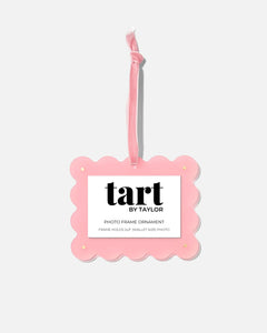 Tart by Taylor Light Pink Acrylic Frame Ornament