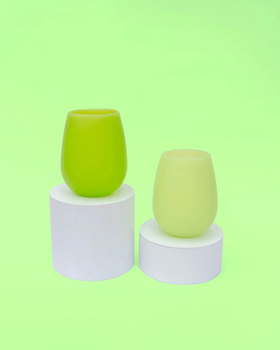 Porter Green Fegg Unbreakable Silicone Tumblers | Lime