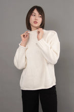 Load image into Gallery viewer, RD Style Lucretia Long Sleeve Funnel Neck Pull-Over | Winter White