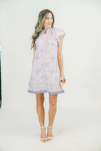 Load image into Gallery viewer, Victoria Dunn Lucia Dress | Orchid Grid