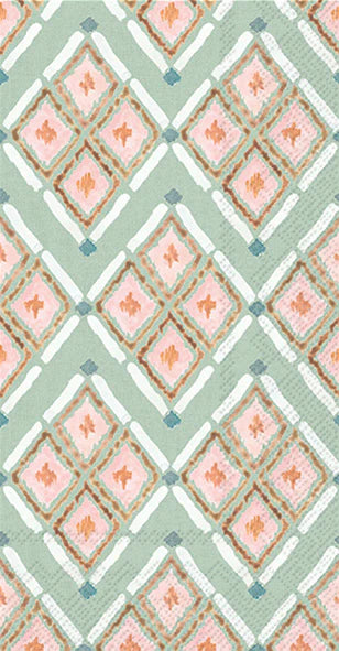 Watercolor Coast Diamonds Guest Napkins