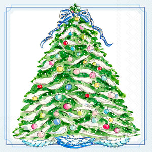 Boxwood Ornaments Cocktail Napkin