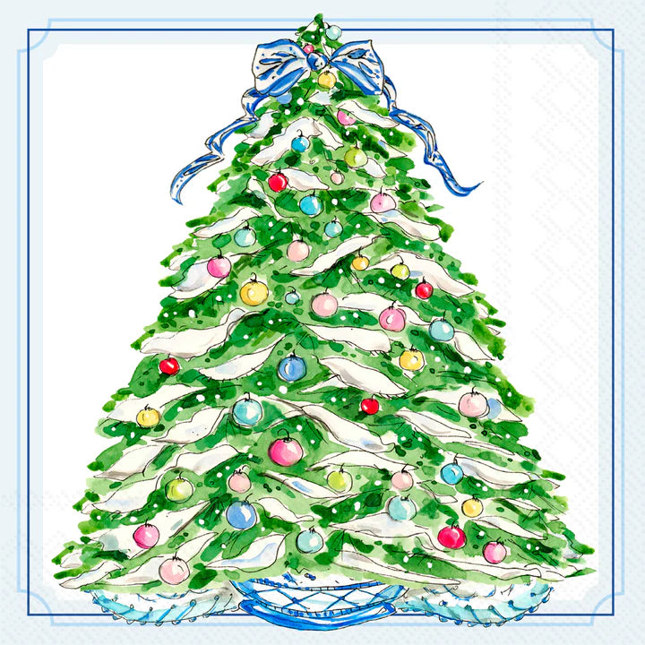 Boxwood Ornaments Cocktail Napkin
