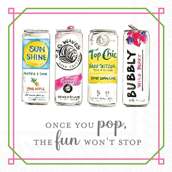 Seltzer Cocktail Napkins