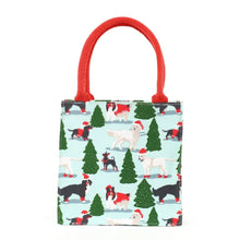 Load image into Gallery viewer, rockflowerpaper Merry Dog Reusable Itsy Bitsy Gift Bag