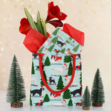 Load image into Gallery viewer, rockflowerpaper Merry Dog Reusable Itsy Bitsy Gift Bag