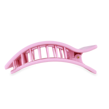 Load image into Gallery viewer, Teleties Merry Pinkmas Large Flat Rectangle Hair Clip