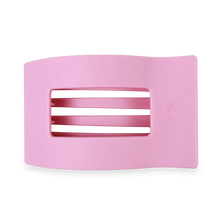 Load image into Gallery viewer, Teleties Merry Pinkmas Large Flat Rectangle Hair Clip