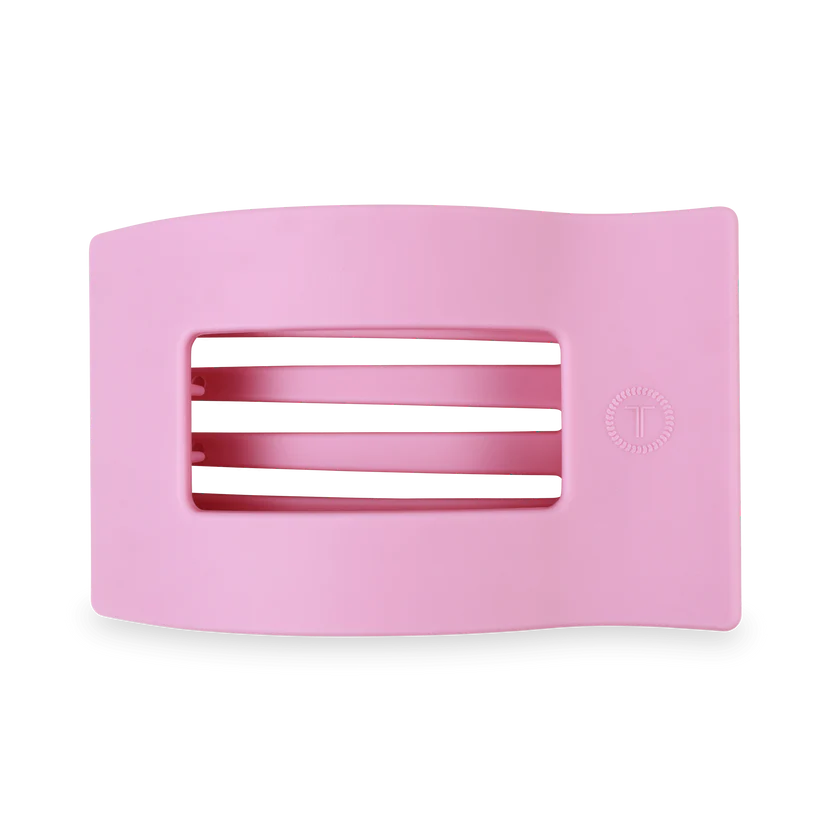 Teleties Merry Pinkmas Large Flat Rectangle Hair Clip