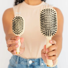 Load image into Gallery viewer, Teleties Mini Boar Bristle Hair Brush - Tan