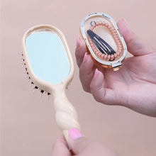 Load image into Gallery viewer, Teleties Mini Boar Bristle Hair Brush - Tan