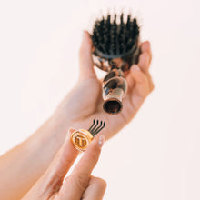 Load image into Gallery viewer, Teleties Mini Boar Bristle Hair Brush - Tortoise