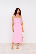 Load image into Gallery viewer, Mink Pink Gaia Halter Midi Dress | Fuschia Pink