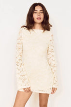 Load image into Gallery viewer, Mink Pink Ophelia Lace Mini Dress | Cream