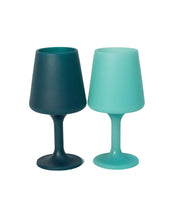 Load image into Gallery viewer, Porter Green swepp Unbreakable Silicone Wine Glasses | Mist &amp; Ink