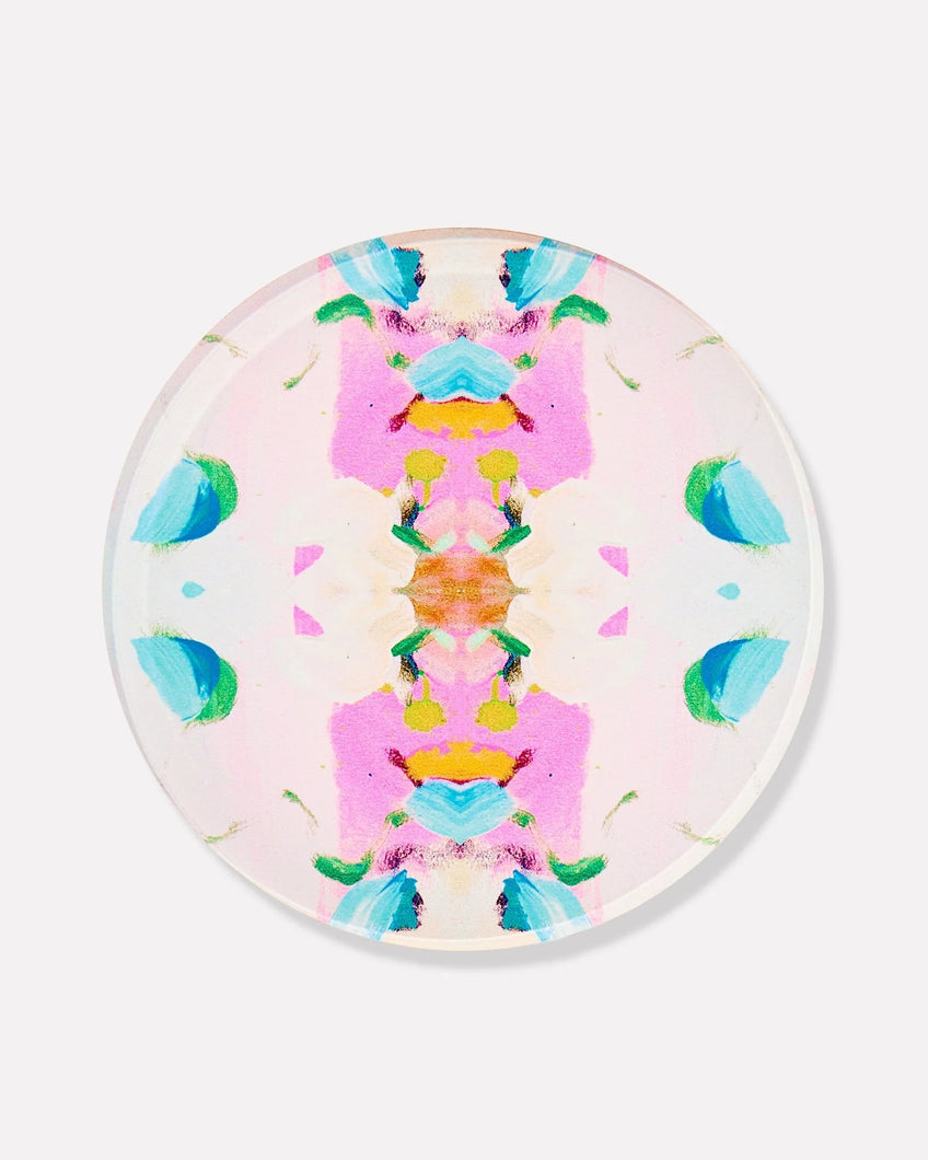 Tart by Taylor x Laura Park Monet's Garden Pink Coaster