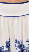 Load image into Gallery viewer, Moon River Floral Detail Midi Skirt | Off White Multi
