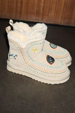 Load image into Gallery viewer, Never Fully Dressed Stone Embroidered Suede Boot
