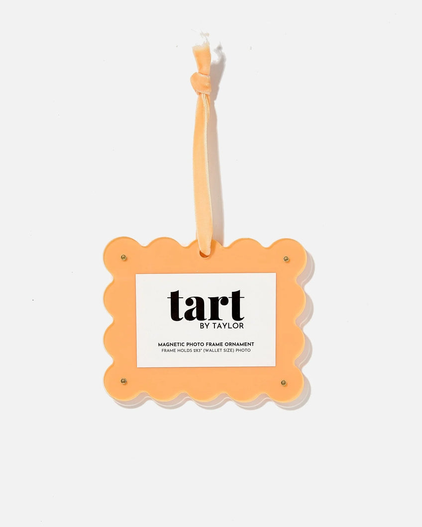 Tart by Taylor Orange Sherbet Acrylic Frame Ornament