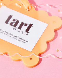 Tart by Taylor Orange Sherbet Acrylic Frame Ornament