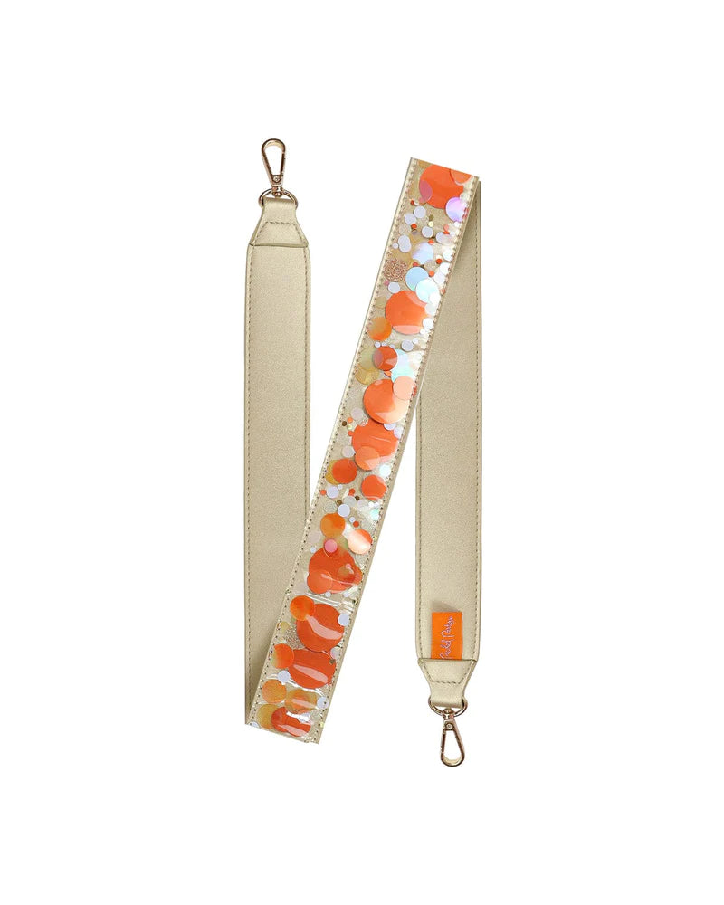 Orange Burst Confetti Bag Strap