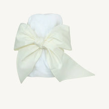 Load image into Gallery viewer, TBBC Bow Swaddle - Broadcloth | Palmetto Pearl