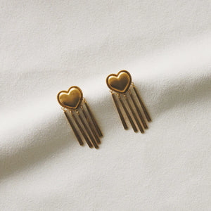 HART Brushed Party Harty Earrings