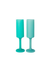 Load image into Gallery viewer, Porter Green Seff Unbreakable Silicone Champagne Flute | Pavone