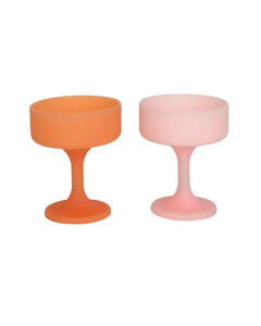 Porter Green mecc Unbreakable Silicone Cocktail Coupes | Peach & Petal