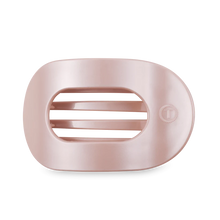 Load image into Gallery viewer, Teleties Pearly Pink Large Flat Round Hair Clip