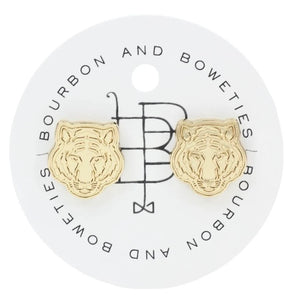 Tiger Stud Earrings