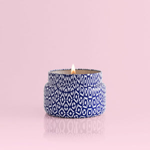 Volcano Blue Signature Printed Travel Tin Candle