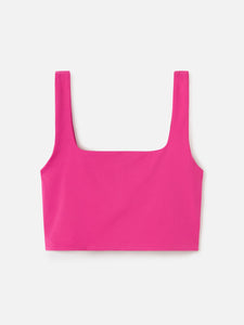 Catherina Crop Tank | Super Pink