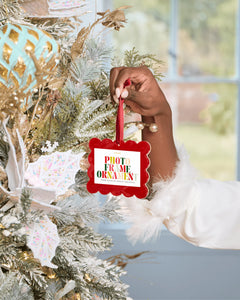Tart by Taylor Red Acrylic Frame Ornament