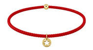 enewton Hope Classic Bracelet - Bright Red - Star Small Gold Disc