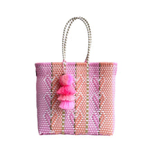 Load image into Gallery viewer, Squeeze de Citron Medium Tote | Heart Reflection in Melon / Rose