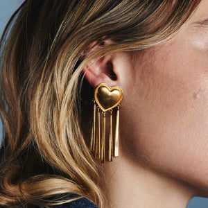 HART Brushed Party Harty Earrings