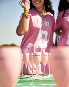 Tart by Taylor Pink Champagne Flute