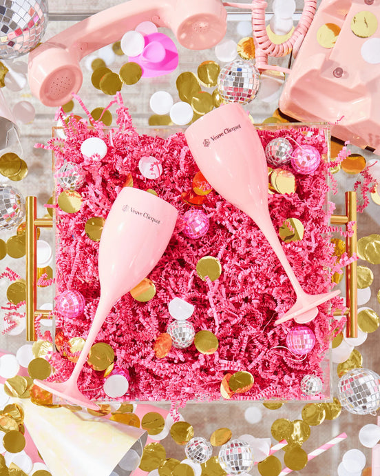 Tart by Taylor Pink Champagne Flute
