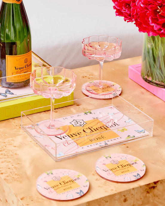 Tart by Taylor Rosé Butterfly Coaster