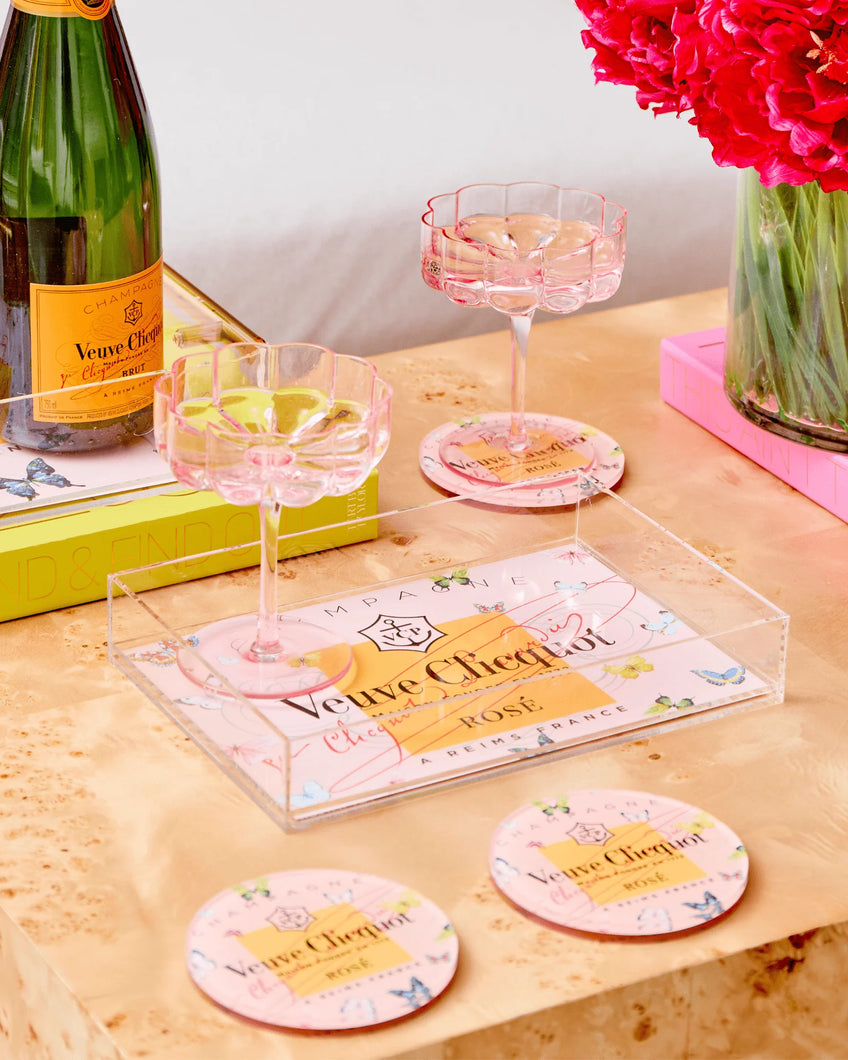 Tart by Taylor Rosé Butterfly Coaster