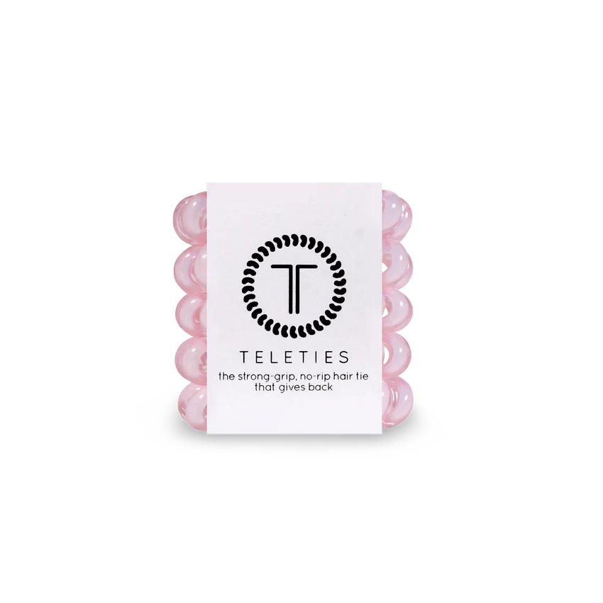 Rose Water Pink Teleties | Tiny