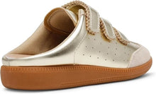 Load image into Gallery viewer, Steve Madden Memento Strappy Sneaker Mules | Gold