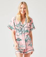 Load image into Gallery viewer, Katie Kime Safari Toile Pajama Shorts Set