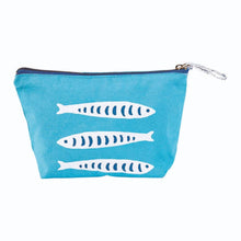 Load image into Gallery viewer, rockflowerpaper Sardina Swimmers Medium Canvas Pouch