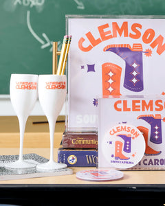Tart by Taylor Saturdays In Clemson Champagne Flute