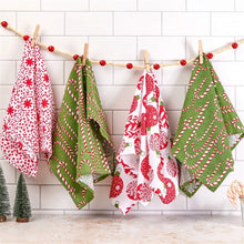 Load image into Gallery viewer, rockflowerpaper Scandi Ornaments Cotton Kitchen Towels